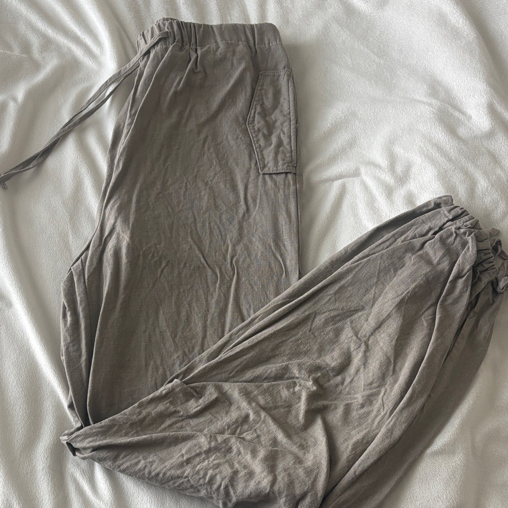 Love Tree Joggers in Taupe Gray